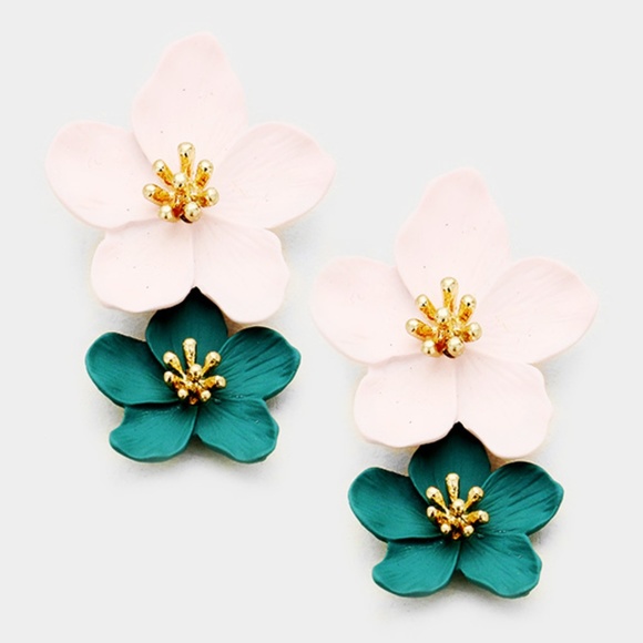 Jewelry - Flower Drop Earrings